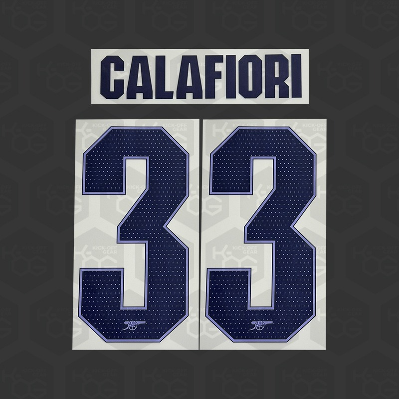 CALAFIORI 33 - Official Arsenal 2024/2025 Third Cup Printing