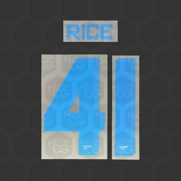 RICE 41 - Official Arsenal 2023/2024 Away Cup Name and Numbering RICE 41 - Official Arsenal 2023/2024 Away Cup Printing