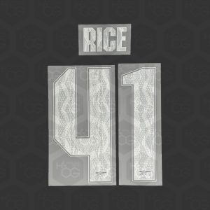 RICE 41 – Official Arsenal 2024/2025 Away Cup Name and Numbering RICE 41 - Official Arsenal 2024/2025 Away Cup Printing