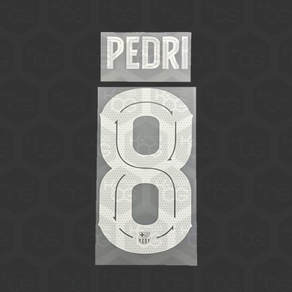 PEDRI 8 - Official FC Barcelona 2023/2024 Home Cup Name and Numbering PEDRI 8 - Official FC Barcelona 2023/2024 Home Cup Printing