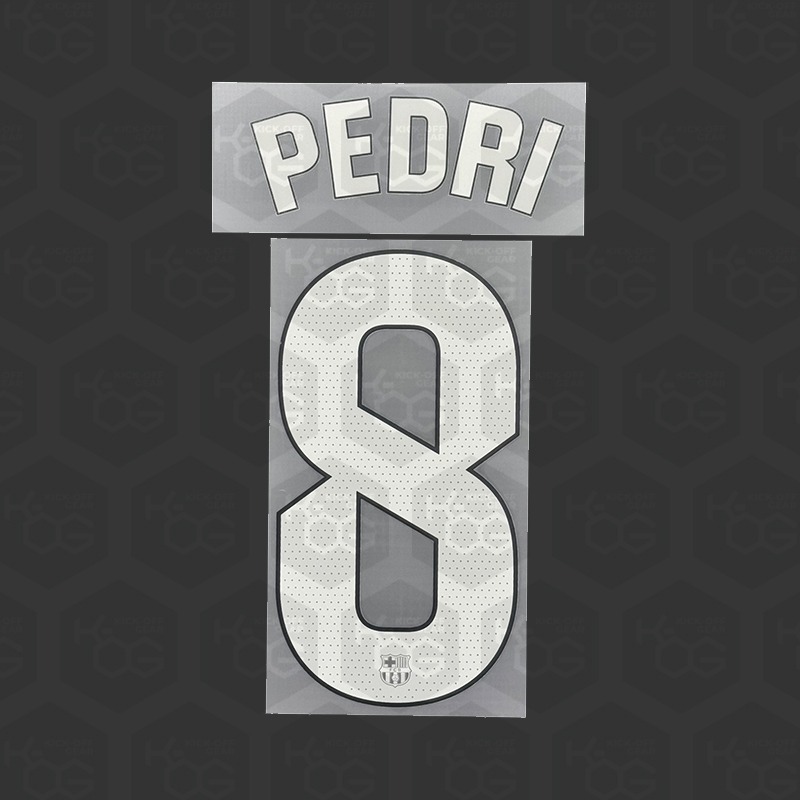 PEDRI 8 - Official FC Barcelona 2023/2024 Home La Liga Printing