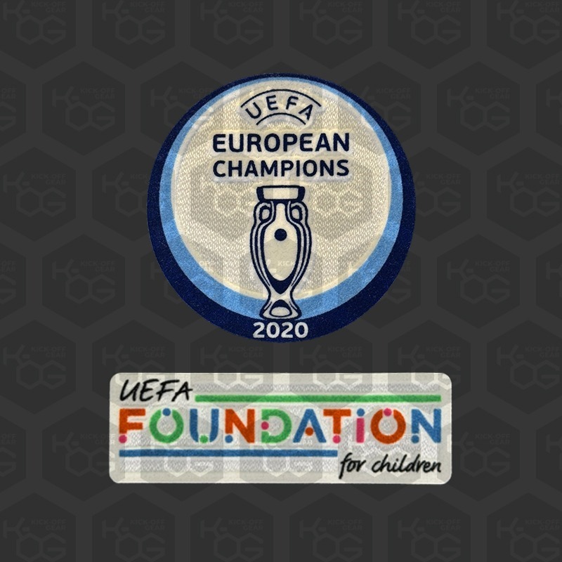 Official EURO 2020 Champions Sleeve Patch Set - For Italy