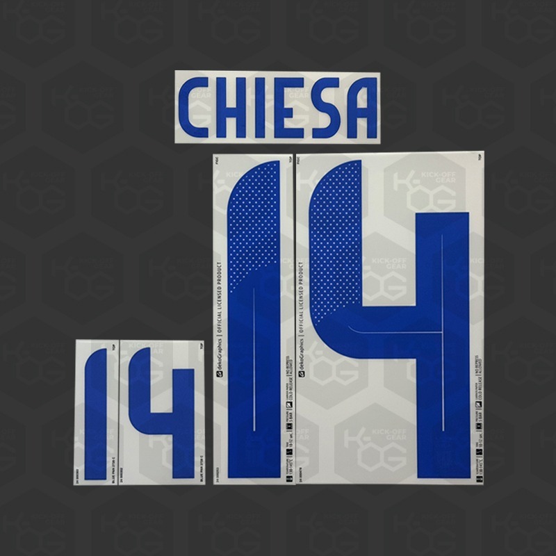 CHIESA 14 - Official Italy 2024 Away Printing