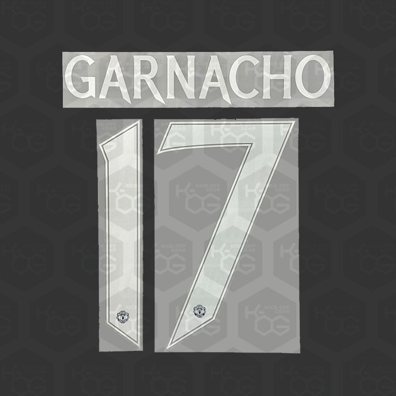 GARNACHO 17 - Official Manchester United 2024/2025 Away Cup Printing