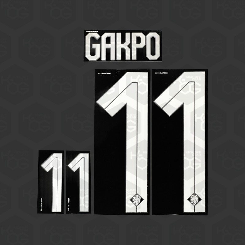 GAKPO 11 - Official Netherlands 2024 Away Printing