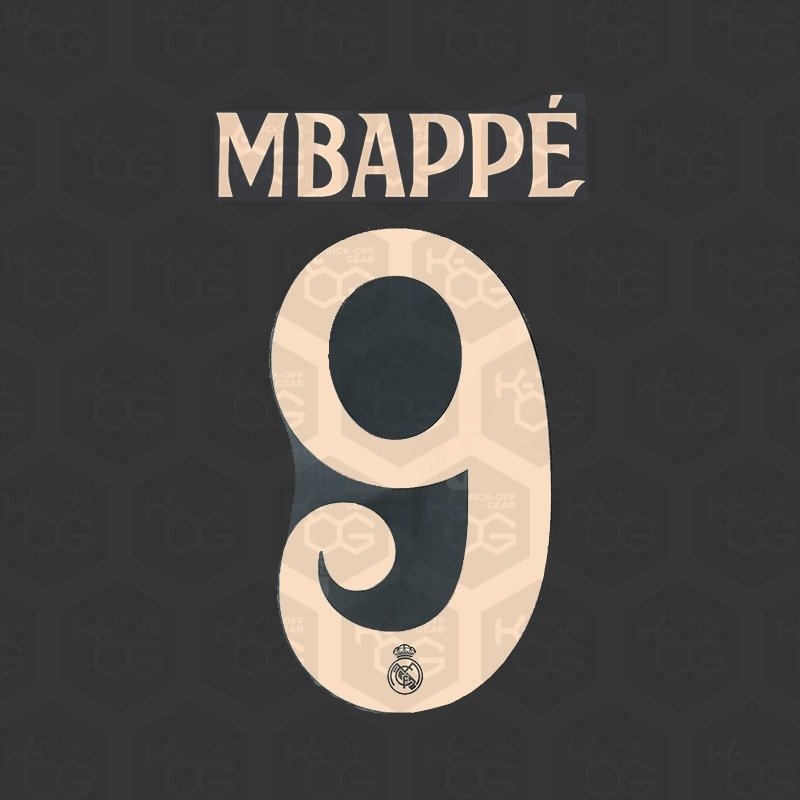 MBAPPÉ 9 - Official Real Madrid 2024/2025 Third Cup Printing