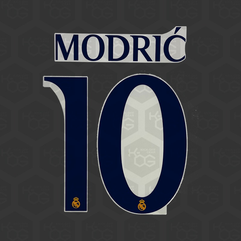 MODRIC 10 - Official Real Madrid 2023/2024 Home Cup Printing