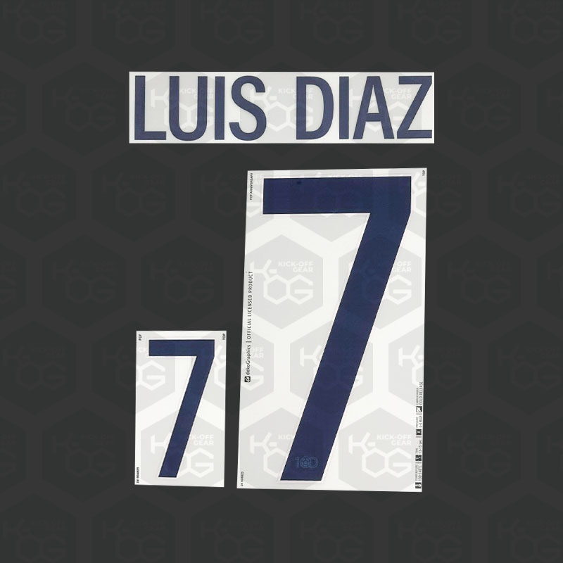 LUIS DIAZ 7 - Official Colombia 2024 Anniversary Printing