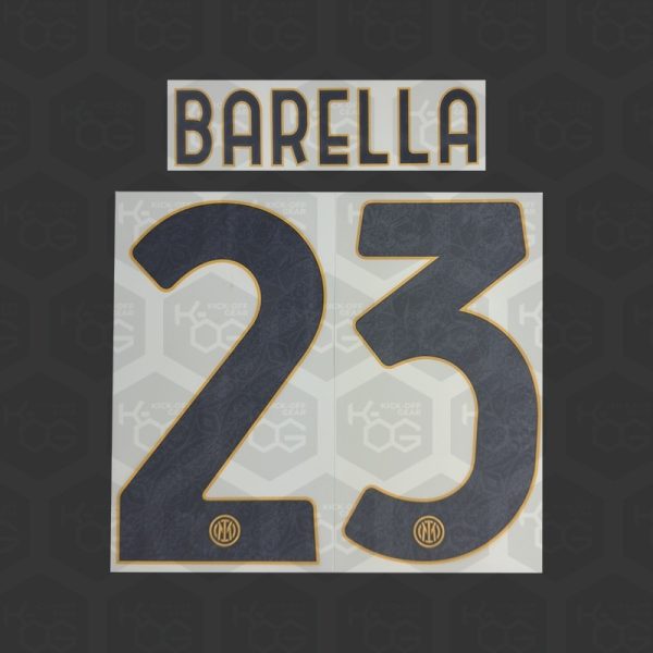 BARELLA 23 - Official Inter Milan 2024/2025 Third Printing