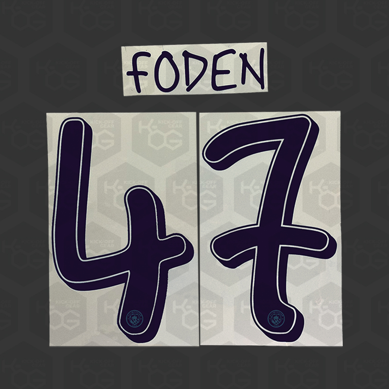 FODEN 47 - Official Manchester City 2024/2025 Home Cup Printing
