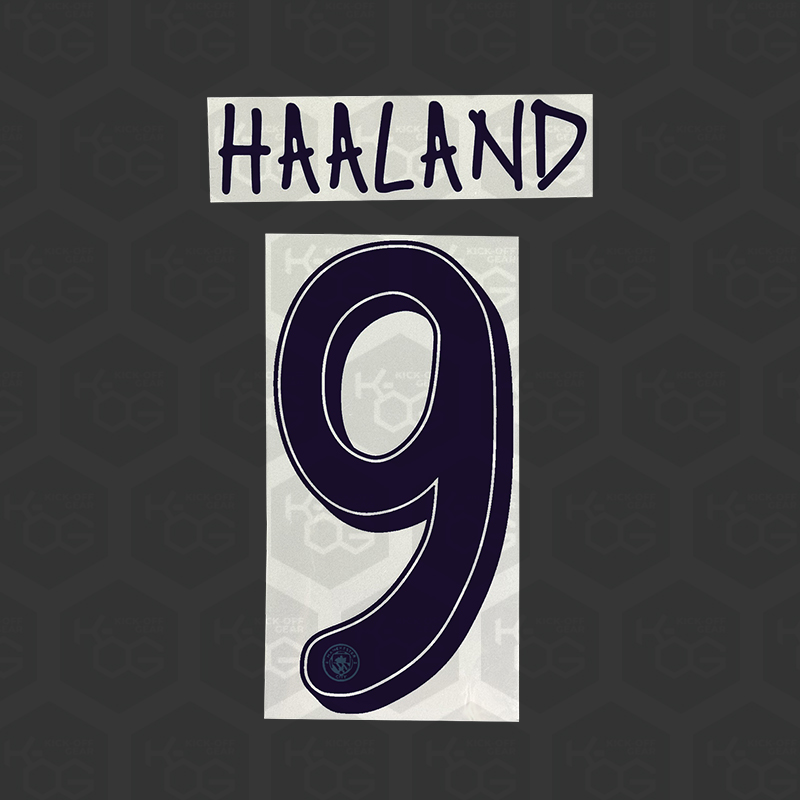 HAALAND 9 - Official Manchester City 2024/2025 Home Cup Printing