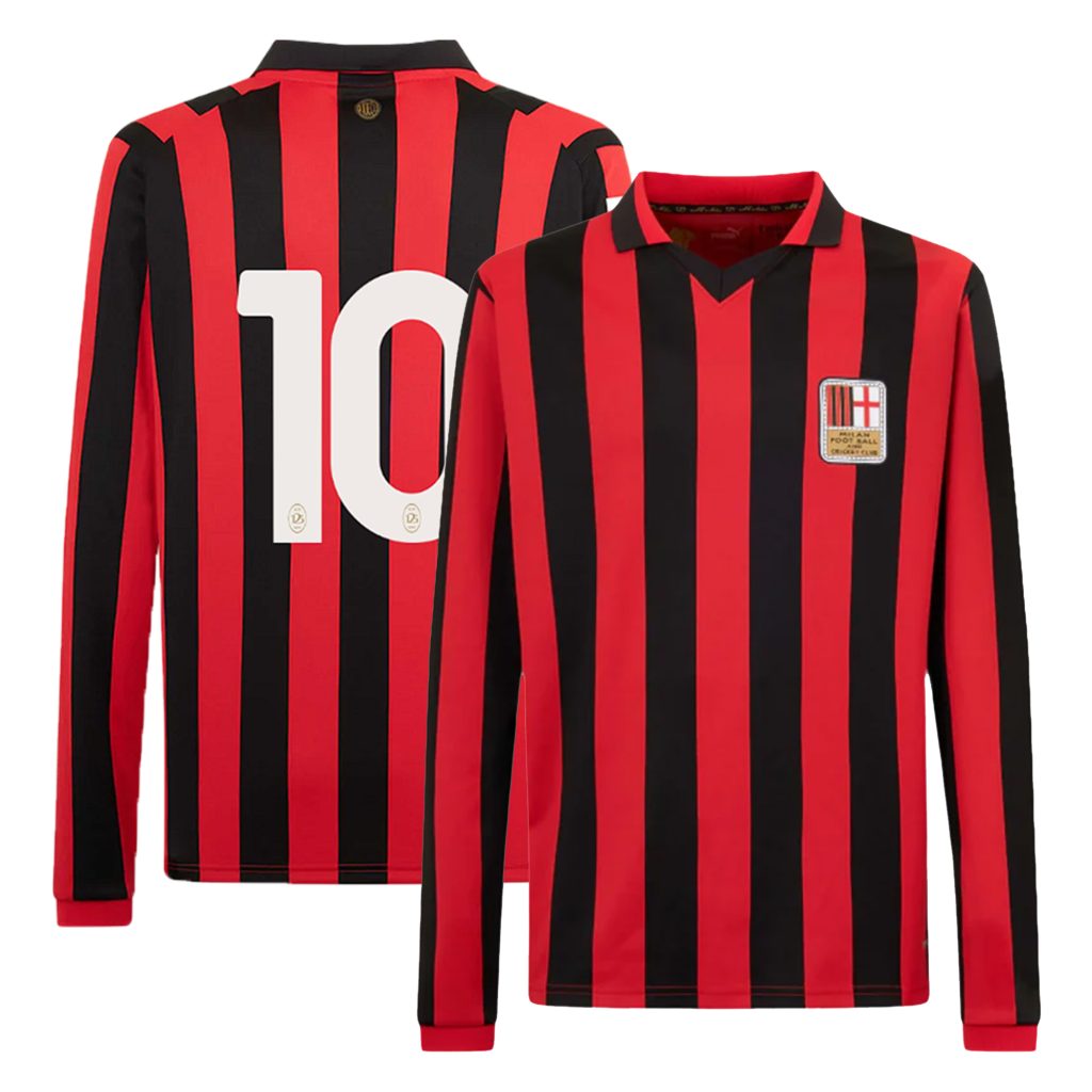 AC Milan 125th Anniversary Authentic LS Shirt