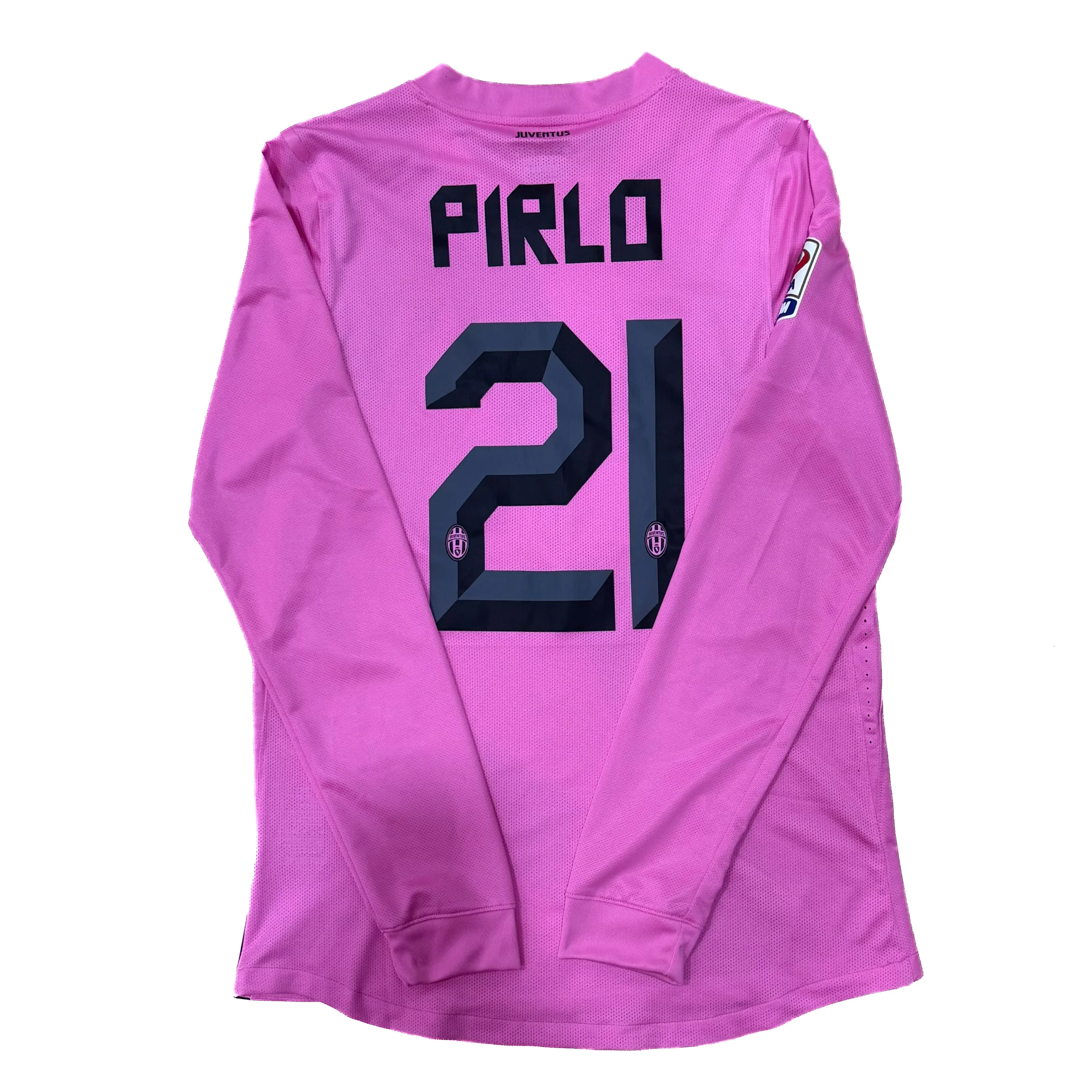 Juventus 2011/2012 Away Long Sleeve Shirt with PIRLO 21 - (Size L)