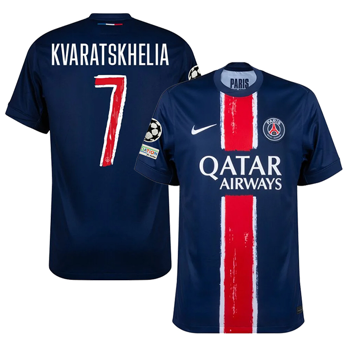 Paris Saint-Germain 2024/2025 Home Dri-FIT ADV Shirt - UCL Fullset