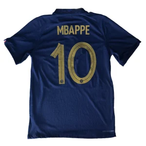 Kitroom France 2022 Home DRI-FIT ADV Shirt with MBAPPE 10 - (Size M)