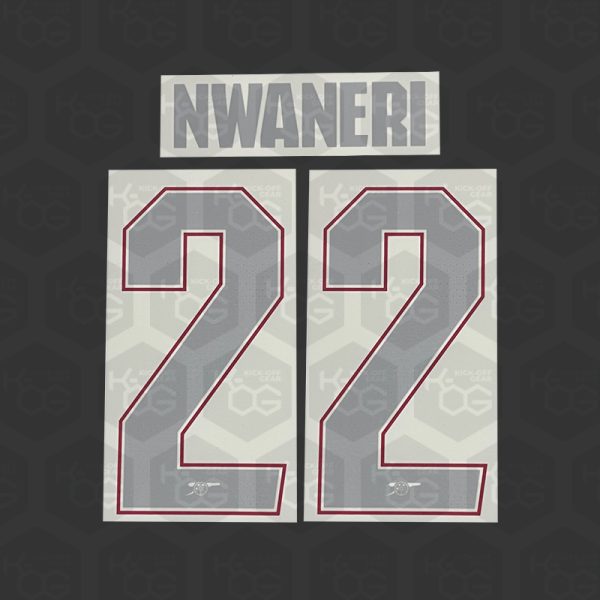 NWANERI 22 - Official Arsenal 2025/2026 Away Cup Printing