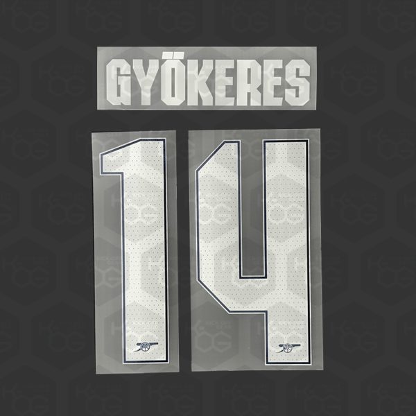 GYOKERES 14 - Official Arsenal 2025/2026 Home Cup Printing