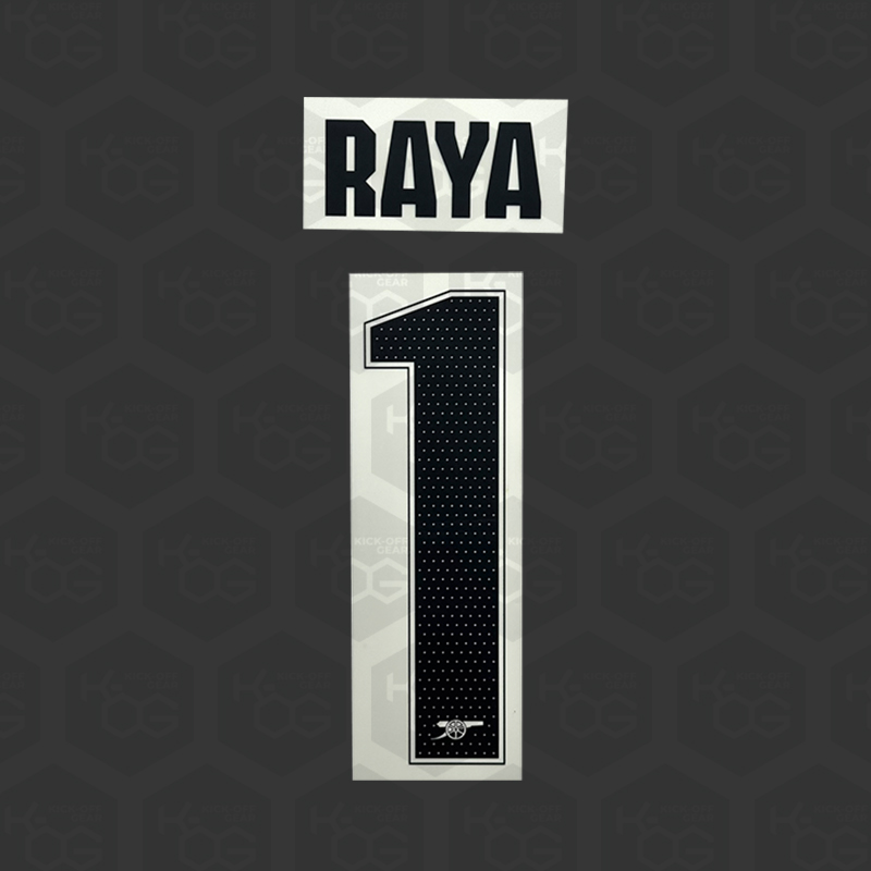 ARSENAL 25/26 PRINT RAYA 1 - Official Arsenal 2025/2026 Home Cup Printing