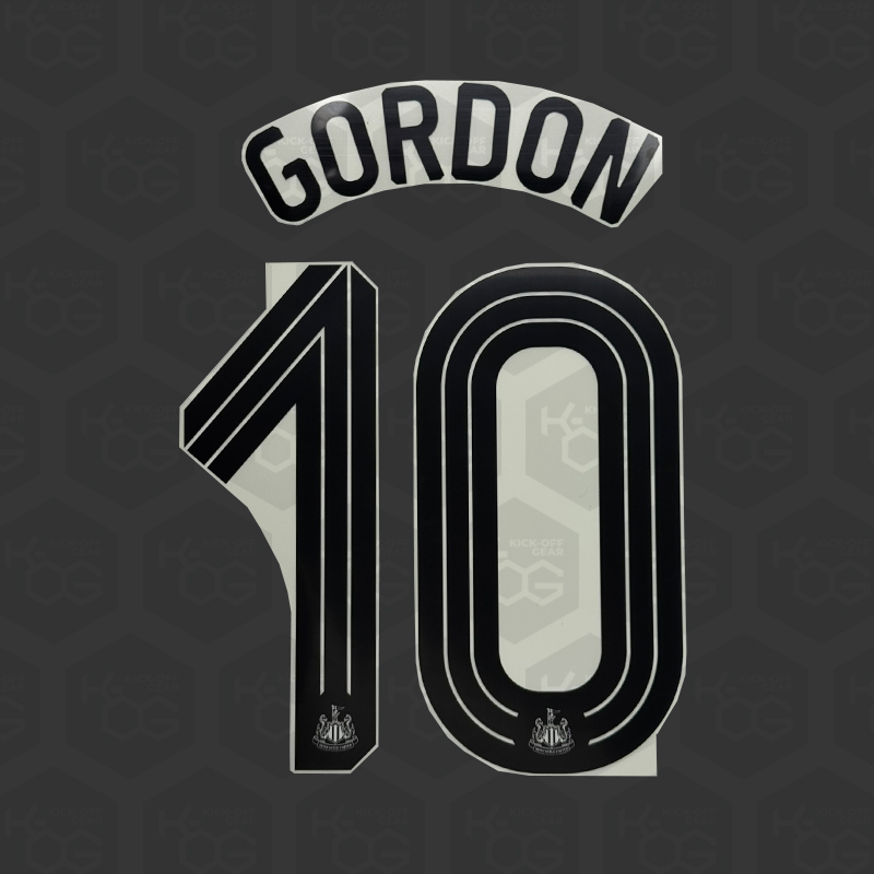 GORDON 10 - Official Newcastle United 2025/2026 Home Cup Printing
