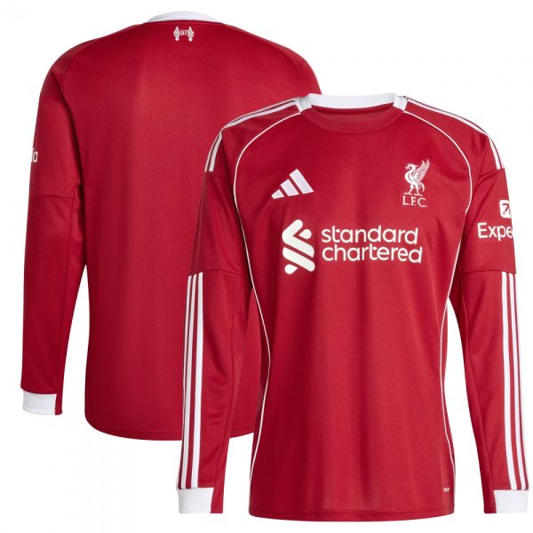 Liverpool FC 2025/2026 Long Sleeve Home Shirt Liverpool FC 2025/2026 Long Sleeve Home Shirt