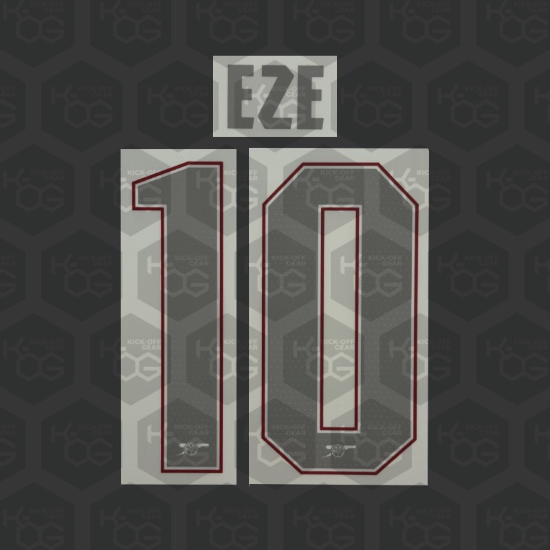 ARSENAL 25/26 PRINT EZE 10 - Official Arsenal 2025/2026 Away Cup Printing