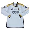 Real Madrid 2023/2024 Home Long Sleeve Shirt Final UCL 2024 with BELLINGHAM 5 - (Size XL)