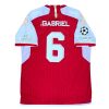 Arsenal 2023/2024 Home Shirt with GABRIEL 6 - (Size 3XL)
