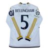 Real Madrid 2023/2024 Home Long Sleeve Shirt Final UCL 2024 with BELLINGHAM 5 - (Size XL)