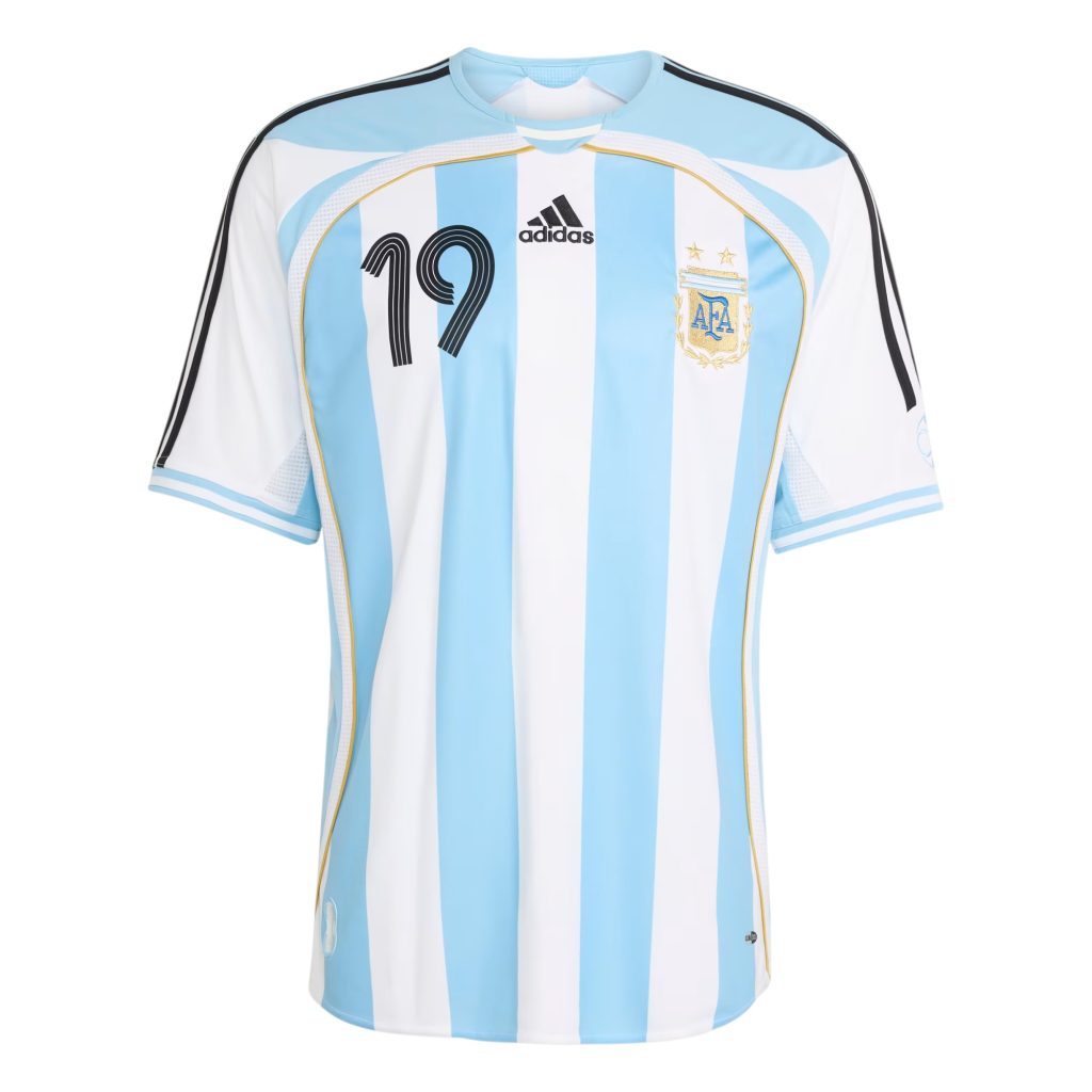 Argentina Home Shirt 2006 MESSI 19