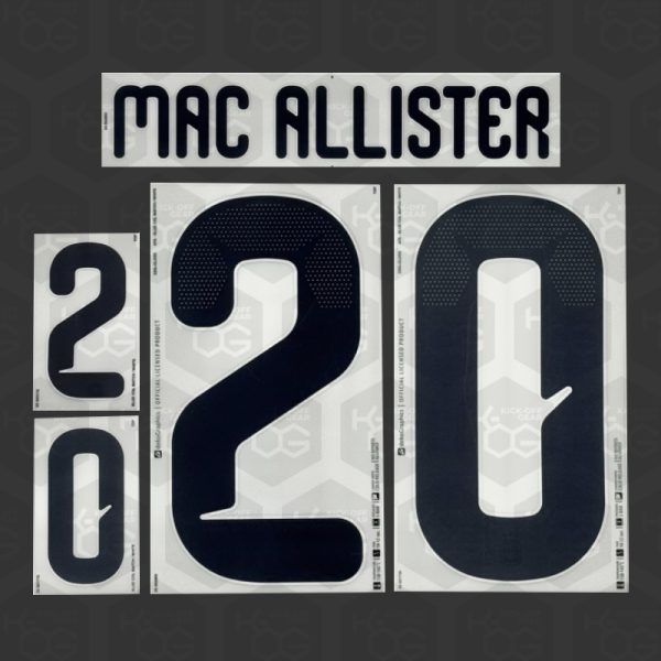MAC ALLISTER 20 - Official Argentina 2026 Home Printing