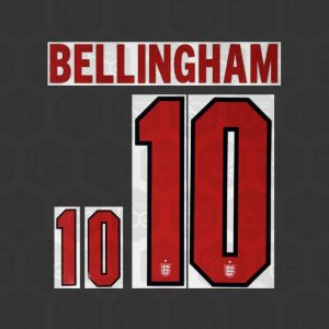 BELLINGHAM 10 - Official England 2026 Home Printing