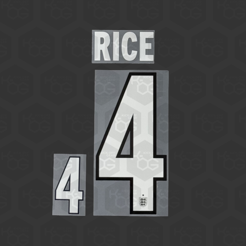 RICE 4 - Official England 2026 Away Printing