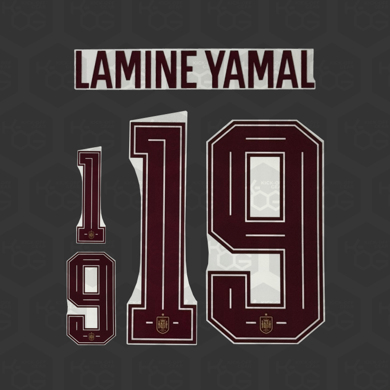 LAMINE YAMAL 19 - Official Spain 2026 Away Printing