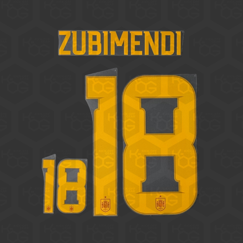 ZUBIMENDI 18 - Official Spain 2026 Home Printing