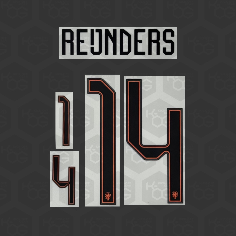 REIJNDERS 14 - Official Netherlands 2026 Home Printing