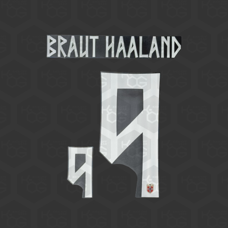 BRAUT HAALAND 9 - Official Norway 2026 Home Printing