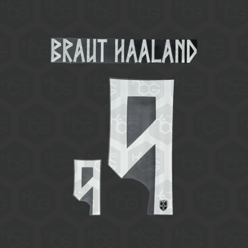BRAUT HAALAND 9 - Official Norway 2026 Away Printing