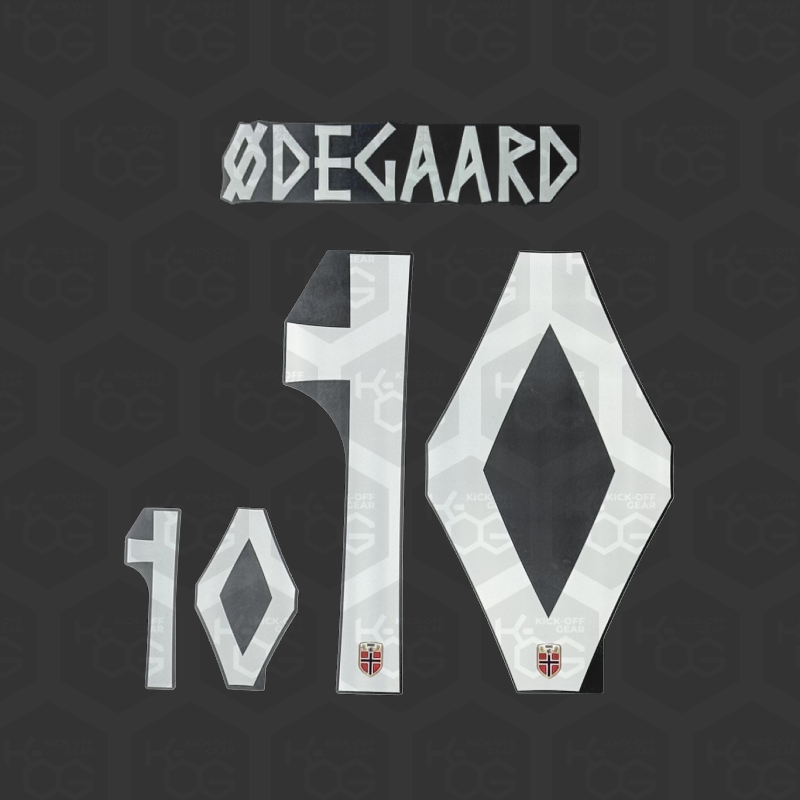 ODEGAARD 10 - Official Norway 2026 Home Printing