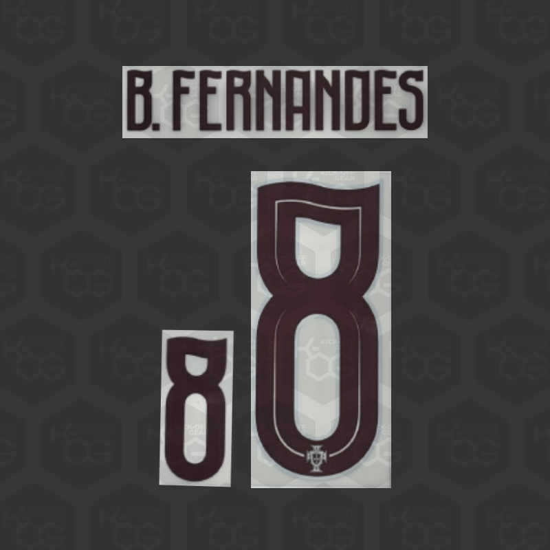 B.FERNANDES 8 - Official Portugal 2026 Away Printing