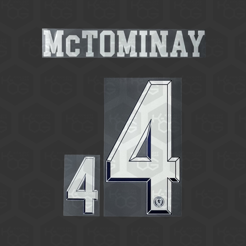 McTOMINAY 4 - Official Scotland 2026 Home Printing