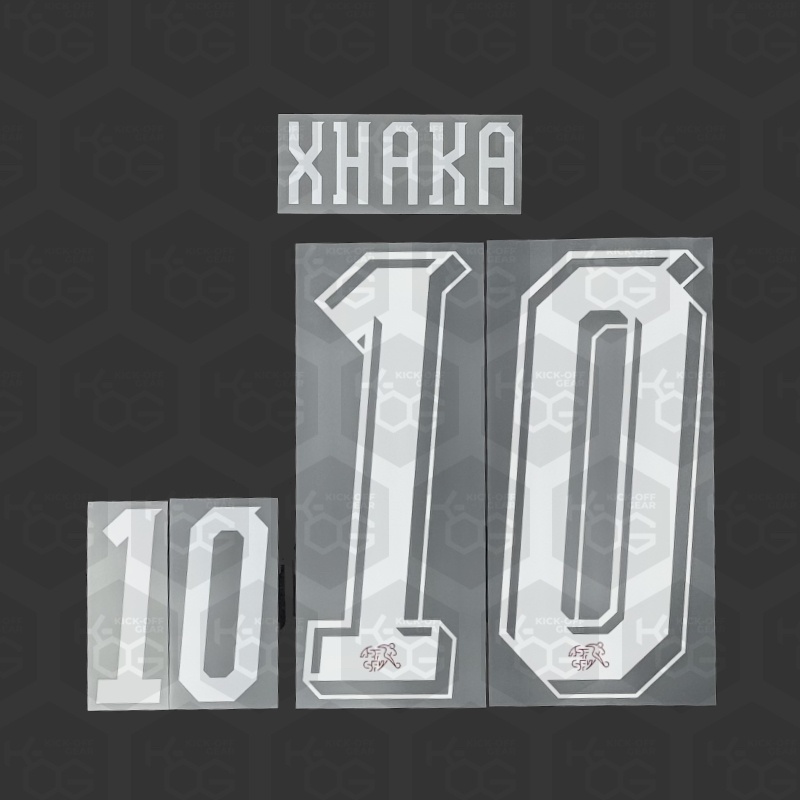 XHAKA 10 - Official Switzerland 2026 Home Printing