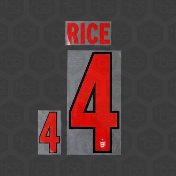 RICE 4 - Official England 2026 Home Printing