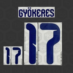GYOKERES 17 - Official Sweden World Cup 2026 Home Printing GYOKERES 17 - Official Sweden 2026 Home Printing